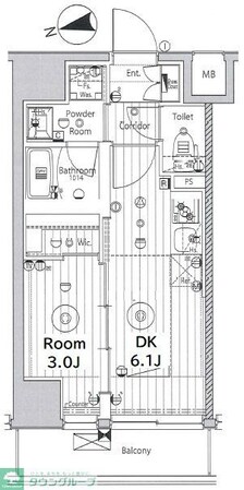 メイクス上野の物件間取画像